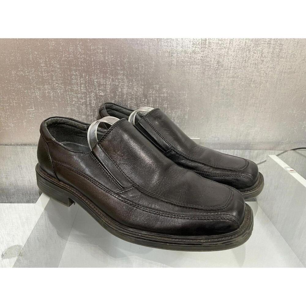 Dockers Pro Style All Motion Comfort Leather Slip On Loafer Shoes Sz 8.5M (F35)